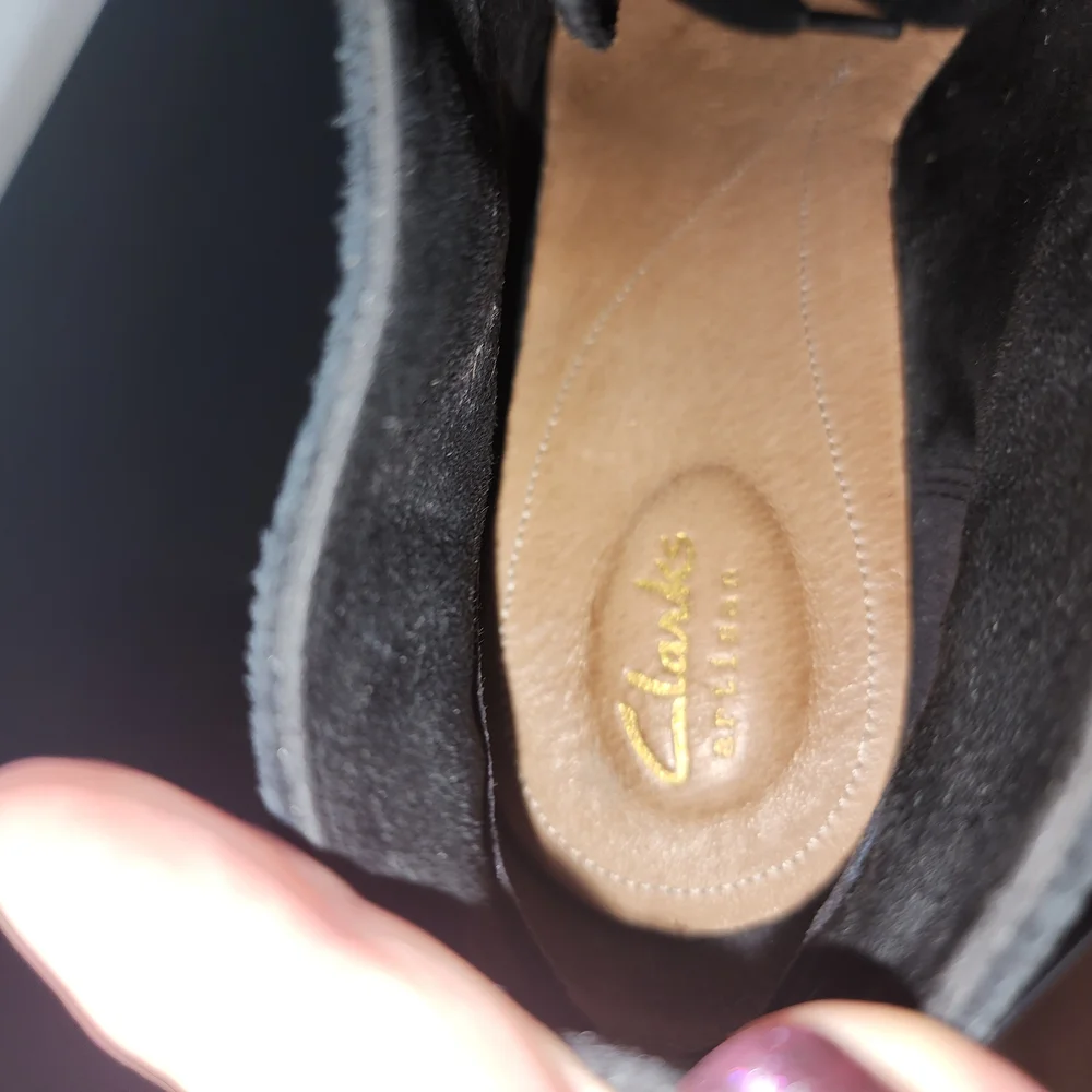 Clarks Artisan Heel Ankle Booties, Black Size9.5 - Picture 8 of 10